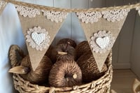 Image 2 of Hand-Created Rustic Bunting 