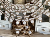 Image 1 of #6 Rustic Bunting - 10 flags *Flat rate $15.50 postage*