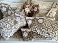 Image 2 of #6 Rustic Bunting - 10 flags *Flat rate $15.50 postage*