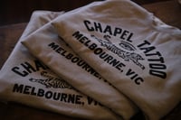 Image 1 of CHAPEL TATTOO EYE / TIGER CREW - "MELBOURNE VIC" GREY MARLE / BLACK