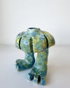 Mushy clay monster sculpture