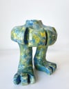 Mushy clay monster sculpture