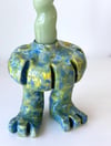 Mushy clay monster sculpture