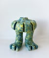 Mushy clay monster sculpture