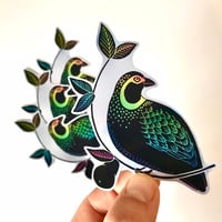 Partridge vinyl sticker