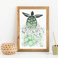 Image 2 of Sea turtle print // A5 or A4