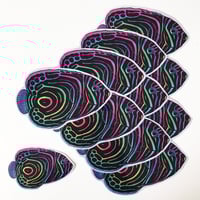 Image 2 of Fish vinyl sticker