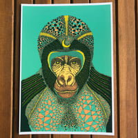 Image 3 of Gorilla print // A5 or A4 