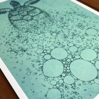 Image 3 of Sea turtle print // A5 or A4