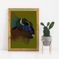 Image 1 of Bison print // A5 or A4 