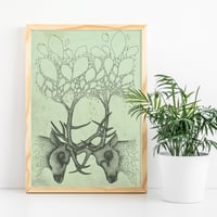 Deer print // A5 or A4