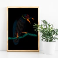Image 2 of Crow print // A5 or A4