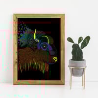 Image 2 of Bison print // A5 or A4 