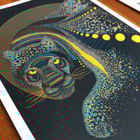 Image 2 of Black jaguar print // A5 or A4