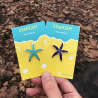 Image 4 of Starfish enamel pin