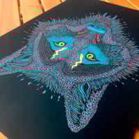 Image 2 of Dark wolf print // A5 or A4