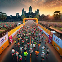 Angkor Wat half marathon