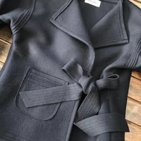 Image 2 of KylieJane Wrap jacket -black wool