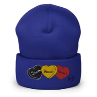 Image 4 of Cuffed Beanie “Candy Hearts”