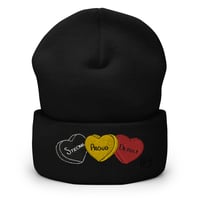 Image 7 of Cuffed Beanie “Candy Hearts”