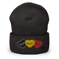 Image 9 of Cuffed Beanie “Candy Hearts”