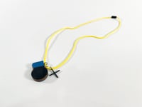 Image 2 of Formica Shape Necklace - Blue, Black and White 