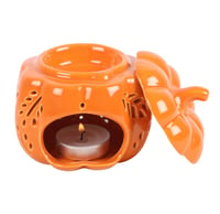 Image 2 of ORANGE AUTUMN LEAVES PUMPKIN OIL BURNER