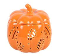 Image 1 of ORANGE AUTUMN LEAVES PUMPKIN OIL BURNER