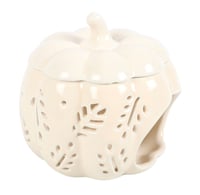 Image 4 of OFF WHITE AUTUMN LEAVES PUMPKIN OIL BURNER