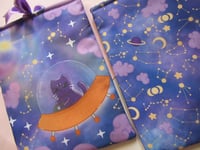 Image 2 of ALIEN CAT BOOK SLEEVES