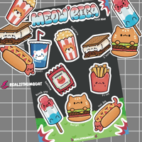 Image 1 of Meow'rica Sticker Sheet