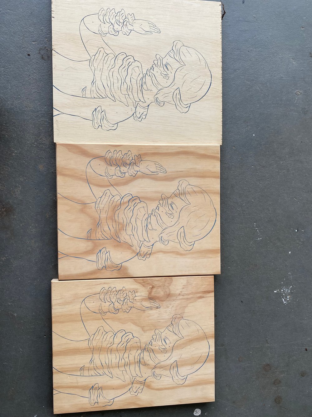 Image of Shroom Doula Silkscreen on Wood