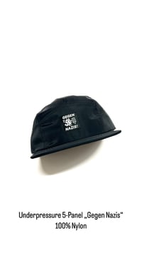 Image 3 of 5 Panel Cap Nylon (black)