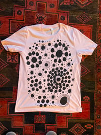 Image 1 of orbit t-shirt, as featured in the ꜱᴀᴅ ᴜɴɪᴄᴏʀɴ zine 