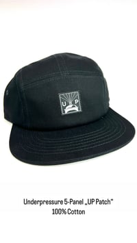 Image 2 of 5 Panel Cap Cotton (black)