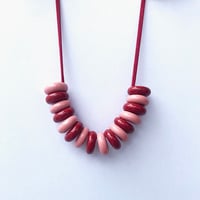 Image 1 of NECKLACE N9_ cherry & pink