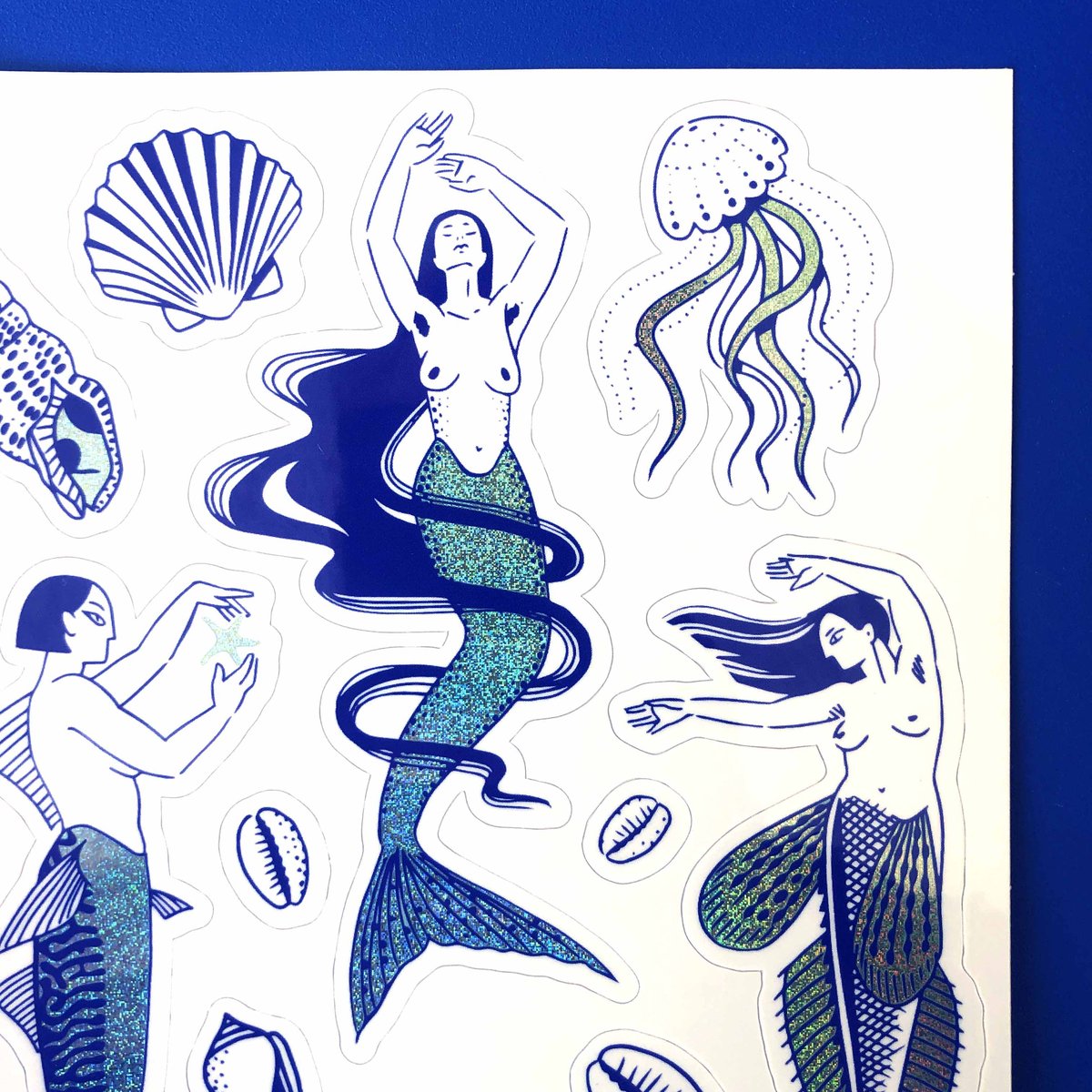 Planche de stickers Mermaids