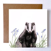 Image 1 of BADGER BLANK CARD