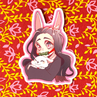 Bunny Nezuko Sticker