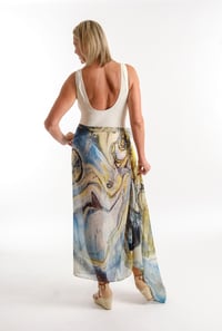 Image 3 of RAINBOW REEF  SILK MIX SARONG