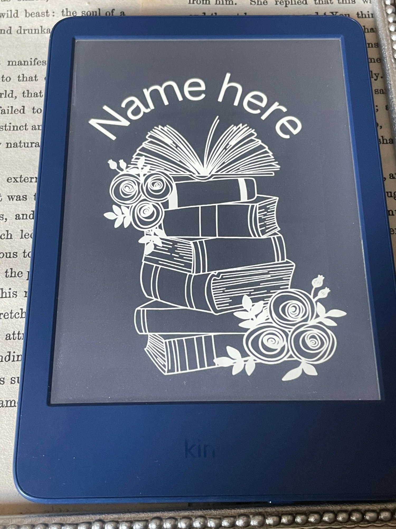 Image of Kindle Screen savers personalised 