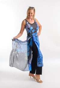 Image 2 of SERENE NIGHT SILK SARONG