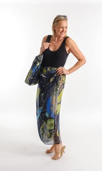 Image 2 of PERIDOT SILK MIX SARONG