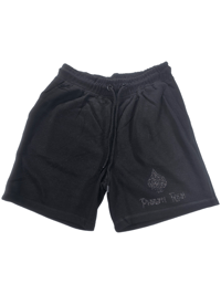 Image 2 of Luxury Short Set: Black on Black