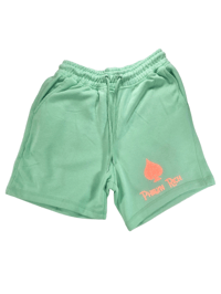 Image 3 of Luxury Short Set: Mint Green + Grapefruit