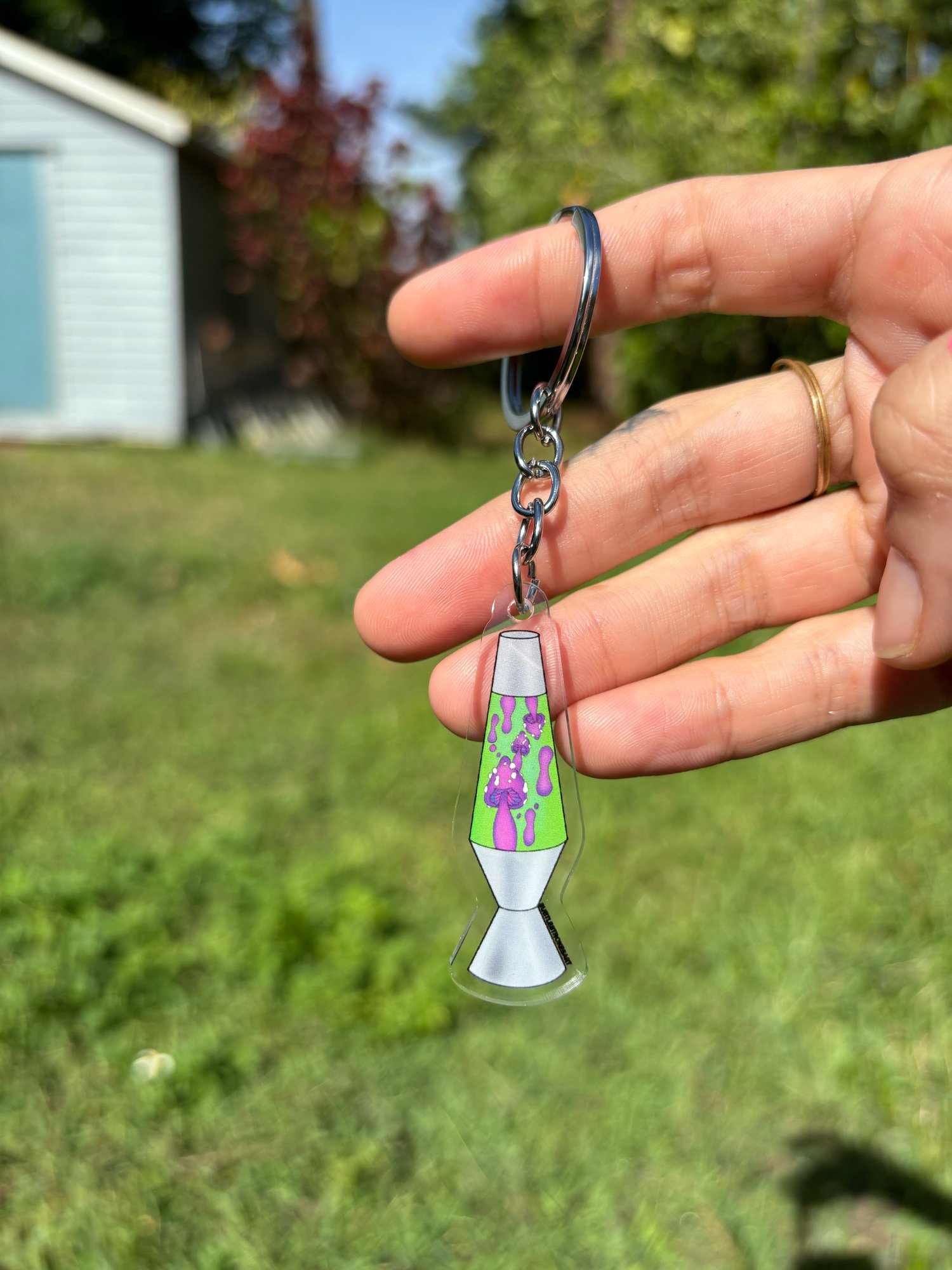 Image of Lava lamp keychain