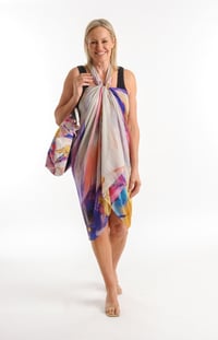 Image 2 of SAMOA SKY SILK MIX SARONG