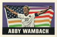 Image 1 of Abby Wambach Pride Postcard