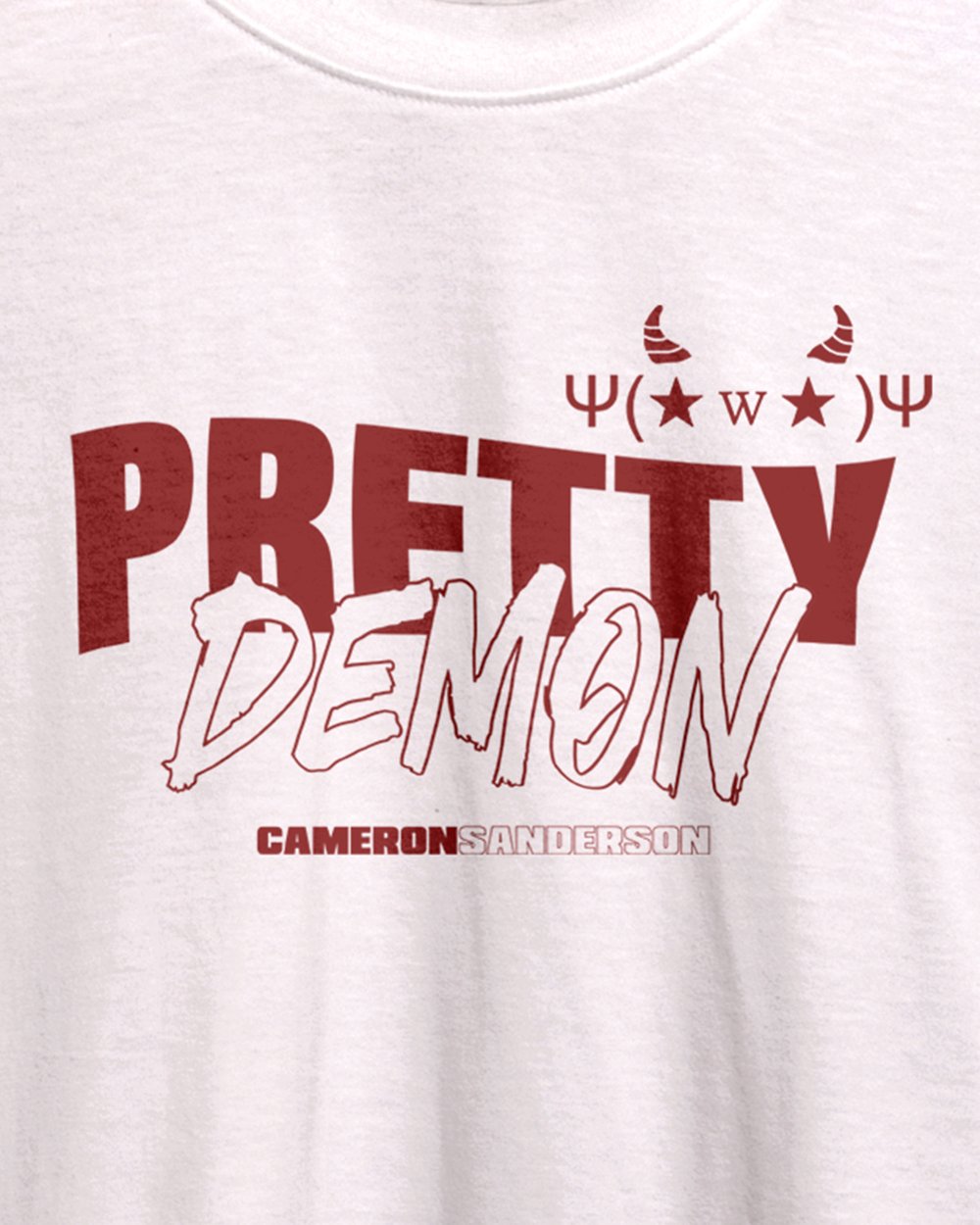 Missing My Soul: PRETTY DEMON [White/Pink T-shirt]