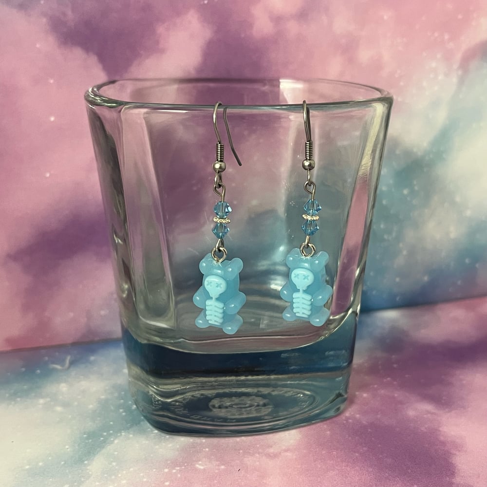 Image of Skeleton Gummy Bear Earrings